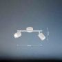 Spot Vano 21356 3000K 2x4W/GU10 640 lm IP20 de la Fischer&Honsel