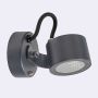Aplique de perete MOSS 6162GR 4000K 1x4W/LED 466LM IP65 de la Norlys