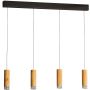 Lampă cu pendul SHINE-WOOD 61132 2700k 4x5,26w/led 2552lm ip20 119° de la Fischer&Honsel