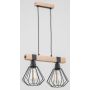 Lampă cu pendul FIBIA 62000 2x60W/E27 IP20 de la Alfa