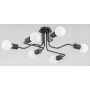 Lampă de tavan HARP 62184 6x60W/E27 IP20 de la Alfa