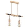 Lampă cu pendul LANCER 62259 2x60W/E27 IP20 de la Alfa