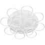 Lampă de tavan Ledowe okręgi LA078/CE_12_in_3k_white 3000K 12x144W/LED 8600lm IP44 de la Altavola Design