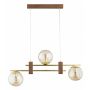 Lampă cu pendul SEKANT 62657 3x/E14 de la Alfa