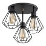 Lampă de tavan TUET 62351 3x60W/E27 IP20 de la Alfa