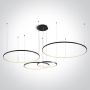 Lampă cu pendul Decorative 63150C/B/W 3000K 1x100W/LED 7400lm IP20 de la One Light