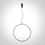 Lampă cu pendul Decorative 63152B/B/W 3000K 1x30W/LED 2100lm IP20 de la One Light