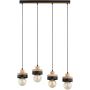 Lampă cu pendul LARSO 63407 4x15W/E27 de la Alfa