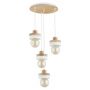 Lampă cu pendul LARSO 63410 4x15W/E27 de la Alfa