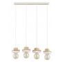 Lampă cu pendul MIKO 63413 4x15W/E27 de la Alfa