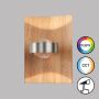 Aplique de perete SHINE-WOOD 30542 2700K 1x9W/LED 900 lm IP20 de la Fischer&Honsel