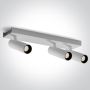 Spot Wall & Ceiling 65004C/W/W 3000K 3x5W/LED 1350lm IP20 de la One Light