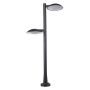 Lampă de podea PIOMBINO 669150/BK-9 2x24W/LED 1875LM IP44 de la Italux