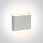 Aplique de perete Outdoor Slim Range Up & down 67376/W/W 3000K 2x3W/LED 210lm IP54 de la One Light