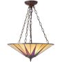 Lampă cu pendul DARK STAR 70754 3x60W/E27 IP20 de la Endon