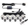 Lampă cu senzor de mișcare IKONPRO CCT 73347 3000K/4000K 10x0,75W/LED 120LM IP67 de la Endon