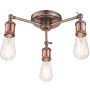 Lampă de tavan HAL 76124 3x40W/E27 IP20 de la Endon