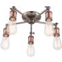 Lampă de tavan HAL 76336 5x40W/E27 IP20 de la Endon