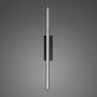 Aplique de perete Linea No.1 LA089/W_38,5_4k_black 4000K 1x9W/LED 620lm IP44 de la Altavola Design