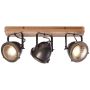 Spot CARMEN WOOD 72030/84 3x5W/GU10 IP20 de la Brilliant