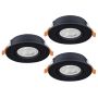 Lumină îngropată deasupra plafonului BARRANCO 902265 2700K, 4000K, 6500K 3x4.5W/LED 3X450lm ip20 de la Eglo
