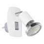 Aplique de perete cu priză MINI 4 902365 1x2.8W/GU10 ip20 de la Eglo