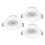 Lumină îngropată deasupra plafonului SALABATE 902272 2700K, 4000K, 6500K 3x5W/LED 3X540lm ip65 de la Eglo