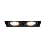 Lumină îngropată deasupra plafonului ONEON 94362-BK 2x50W/GU10 de la Zuma Line