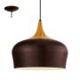 Lampă cu pendul OBREGON 95385 1x60W/E27 de la Eglo