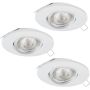 Lumină îngropată deasupra plafonului PENETO 95895 3x3W/GU10 de la Eglo