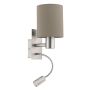 Aplique de perete PASTERI 96478 1x40W/E27 + 1X3,5W/LED 380LM de la Eglo
