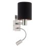 Aplique de perete PASTERI 96483 1x40W/E27 + 1X3,5W/LED 380LM de la Eglo