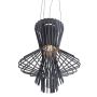 Lampă cu pendul STRAW 966S1.GREY 2x40W/E27 IP20 de la King Home