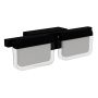 Aplique de perete ERVIDEL 98877 3000K 2x4,5W/LED 960LM IP20 de la Eglo