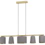 Lampă cu pendul ALMEIDA 2 99487 5X40W/E14 IP20 de la Eglo