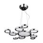Lampă cu pendul SATELLITE AZ1786 5x6W+5x10,8W+1x26W/LED 6600LM de la AZzardo