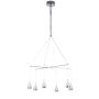 Lampă cu pendul TELESTO AD16024-6A CH 6x5W/LED IP20 de la Italux