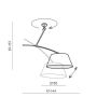 Suport BARCELONA LAMPBODY AZ2288 1x60W/E27 IP20 de la AZzardo