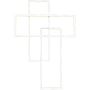 Aplique de perete QUADRATUS  AZ2993 1x80W/LED 4800LM de la AZzardo