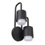 Aplique de perete SORANO C49-2/BK-9 2x6W/LED 1550LM IP44 de la Italux