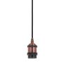 Lampă cu pendul CLASSO DS-M-034 RED COPPER 1x60W/E27 de la Italux