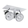 Spot PATRIZIO GL7118-2/2X12W 4000K WH+BL 2x12W/LED 1770LM IP20 de la Italux