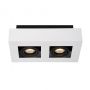 Lumină montată pe suprafață CASEMIRO IT8001S2-WH/BK 2x50W/GU10 de la Italux