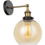 Aplique de perete CARDENA MBM-4330-1-GD+AMB 1x40W/E27 IP20 de la Italux
