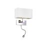 Aplique de perete MARTENS AZ1526 3000K 1x60W+1W/LED 85LM IP20 de la AZzardo