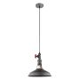 Lampă cu pendul GARIBALDO MDM-2781_1 GR_BK 1x60W/E27 IP20 de la Italux