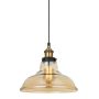 Lampă cu pendul HUBERT MDM-2381/1 GD+AMB 1x40W/E27 de la Italux
