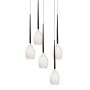 Lampă cu pendul IZZA AZ0311 5x50W/E14 IP20 de la AZzardo