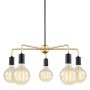 Candelabru MALENE MDM3386/5 BK+GD 5x40W/E27 de la Italux