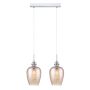 Lampă cu pendul PIRITA MDM2286/2B CR 2x40W/E14 de la Italux